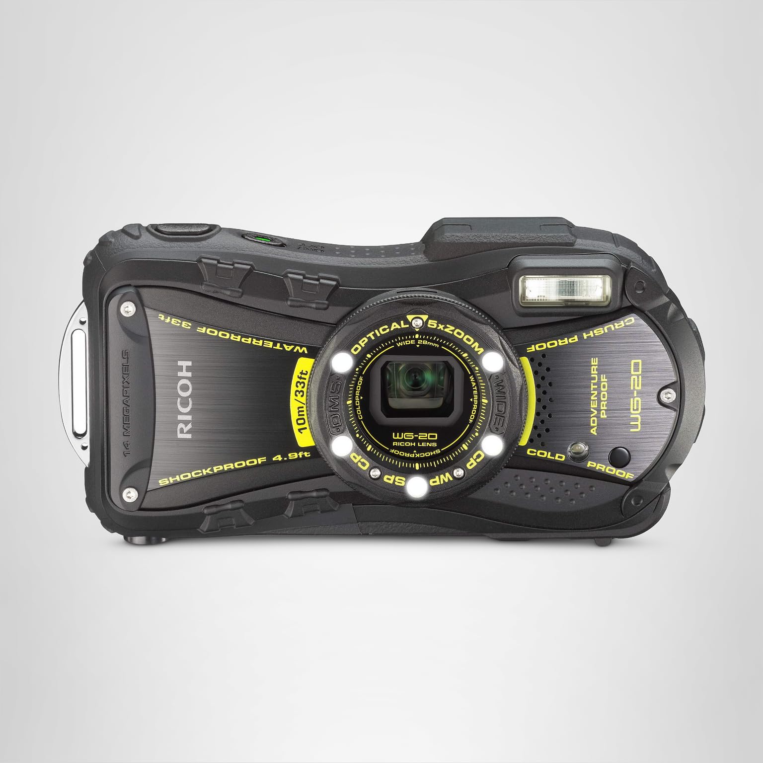 Amazon | RICOH 防水デジタルカメラ RICOH WG-20 ブラック 防水10m耐